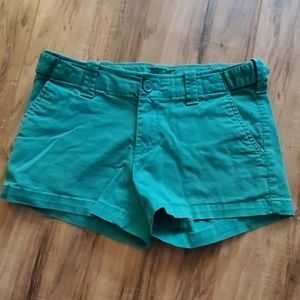 Green  Womens Shorts